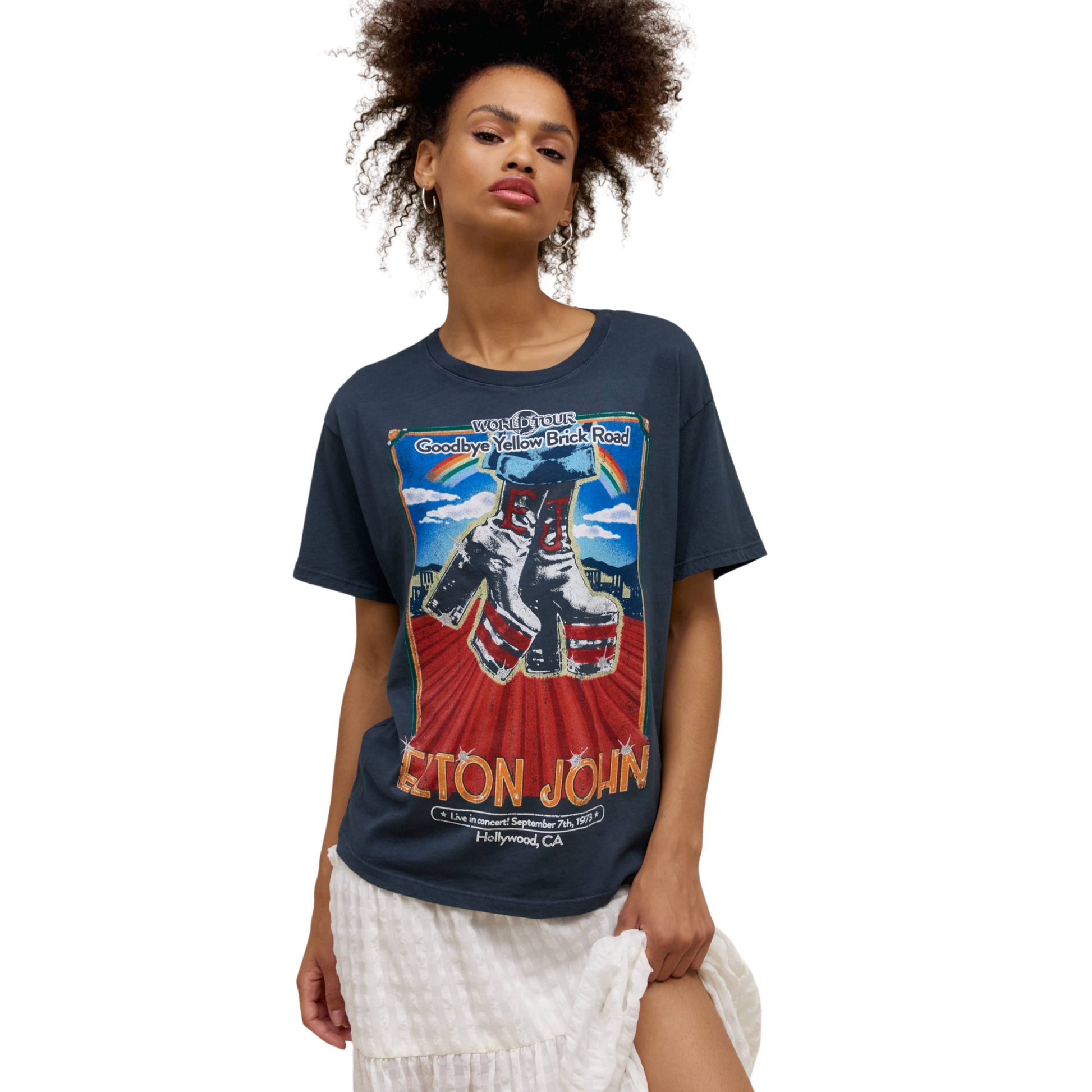 Elton John Hollywood Boots Boyfriend Tee - FAIRLEY FANCY