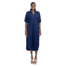 Poppy Caftan in Navy - Fairley Fancy