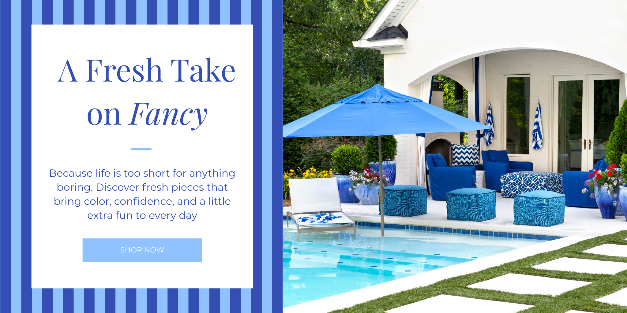 A Fresh Take on Fancy
Because life is too short for anything boring. Discover fresh pieces that bring color, confidence, and a little extra fun to every day
SHOP NOW