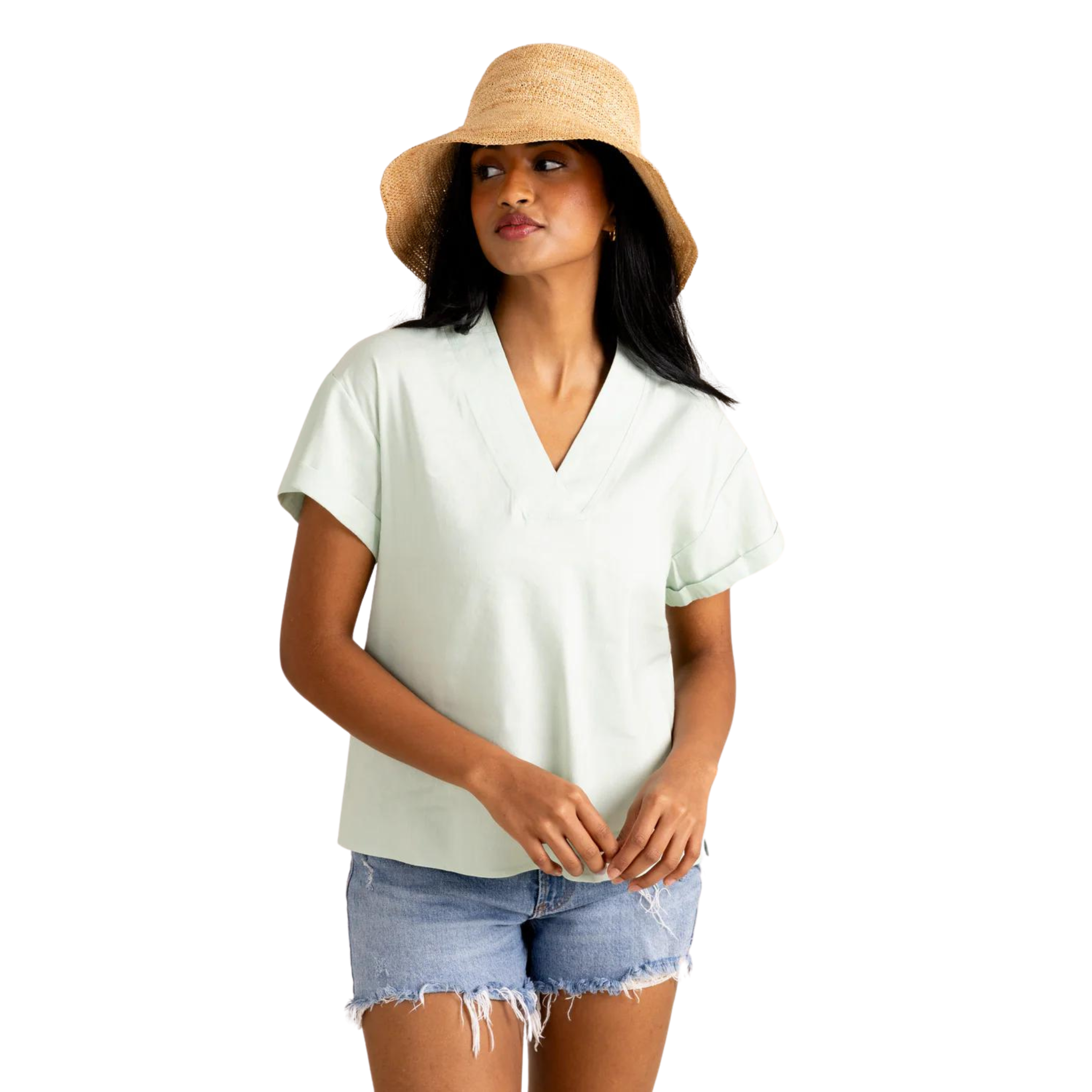 Jillian Top in Seaglass - FAIRLEY FANCY