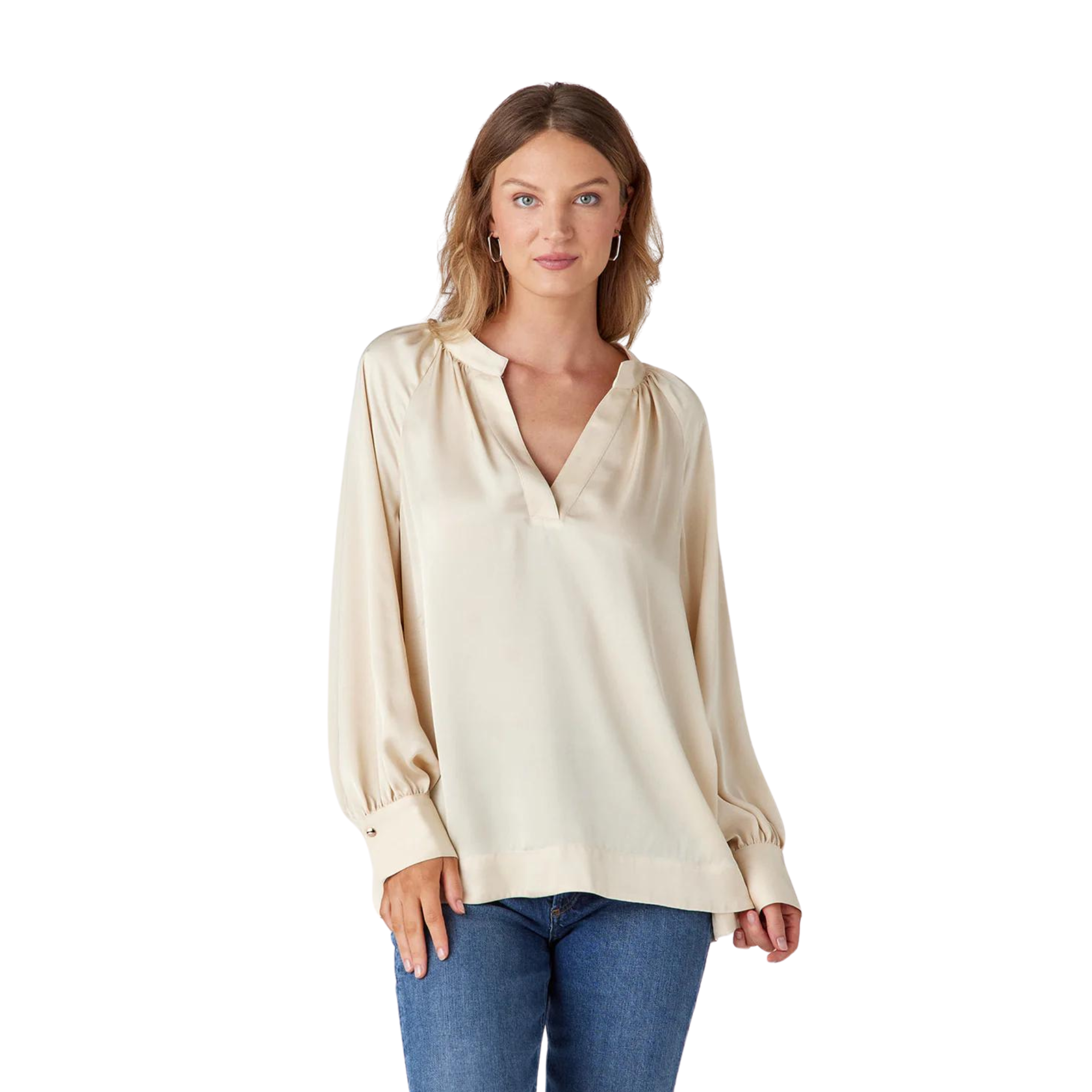 Rhett Tunic in Eggshell - Fairley Fancy