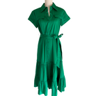 Rachel Dress in Emerald - Fairley Fancy