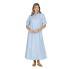 Poppy Maxi in French Blue Stripe - Fairley Fancy