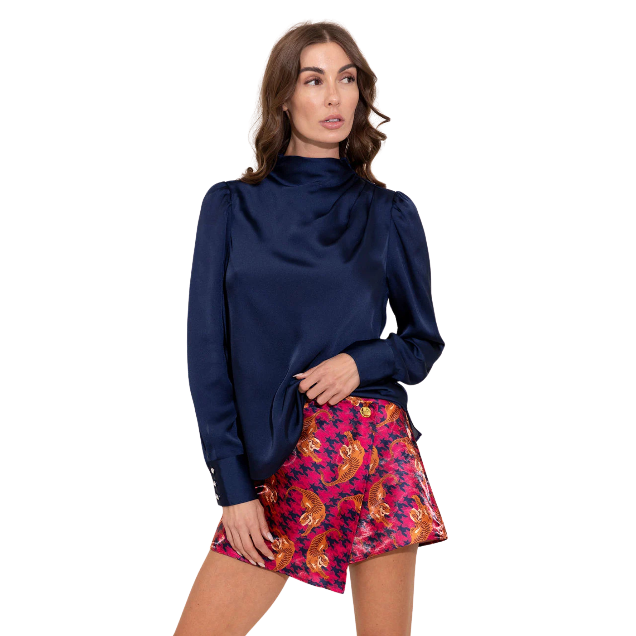 Scarlett Top in Midnight - Fairley Fancy