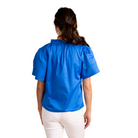 Sally Top in Indigo - FAIRLEY FANCY