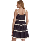 Swiggle Dress in Black and White - FARILEY FANCY