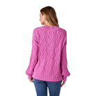 Charlie Sweater in Super Pink - Fairely Fancy