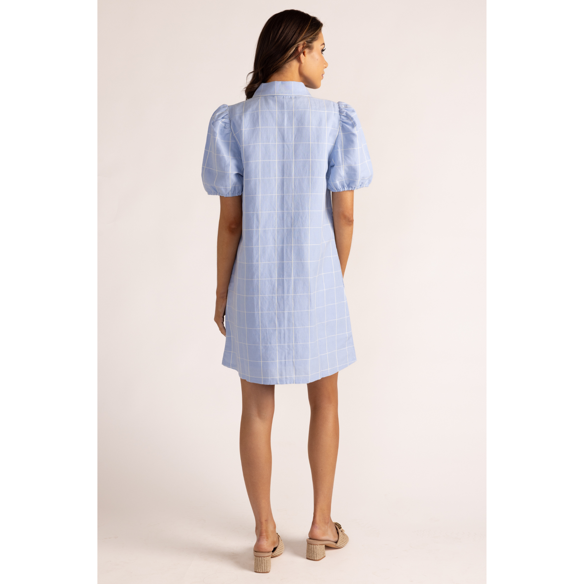 Anderson Dress in Window Pane - Fairley Fancy
