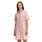 Short Sleeve Bridget Dress in Blush Pink - Fairley Fancy