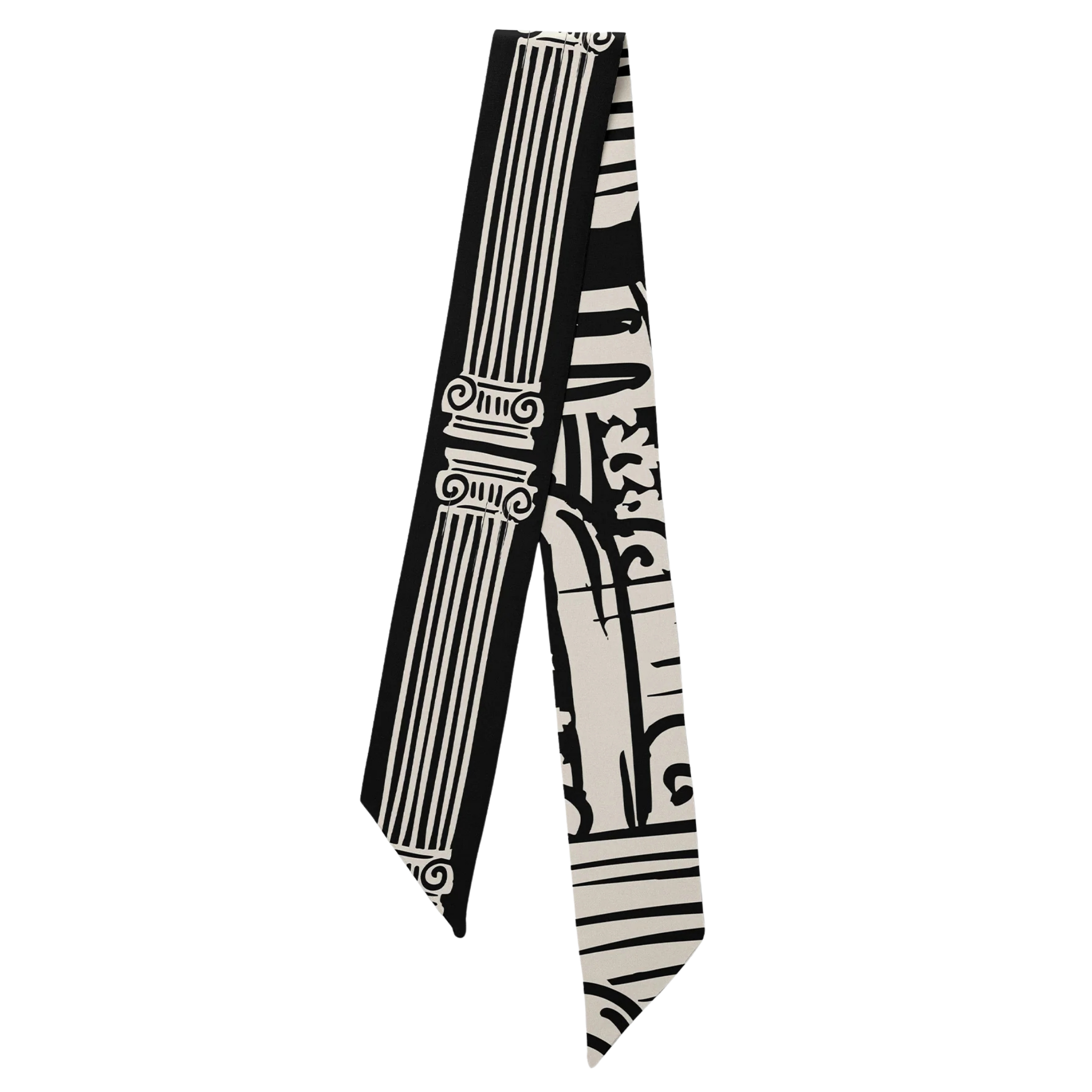 Hand-Stitched Silk Scarfette - Fairley Fancy