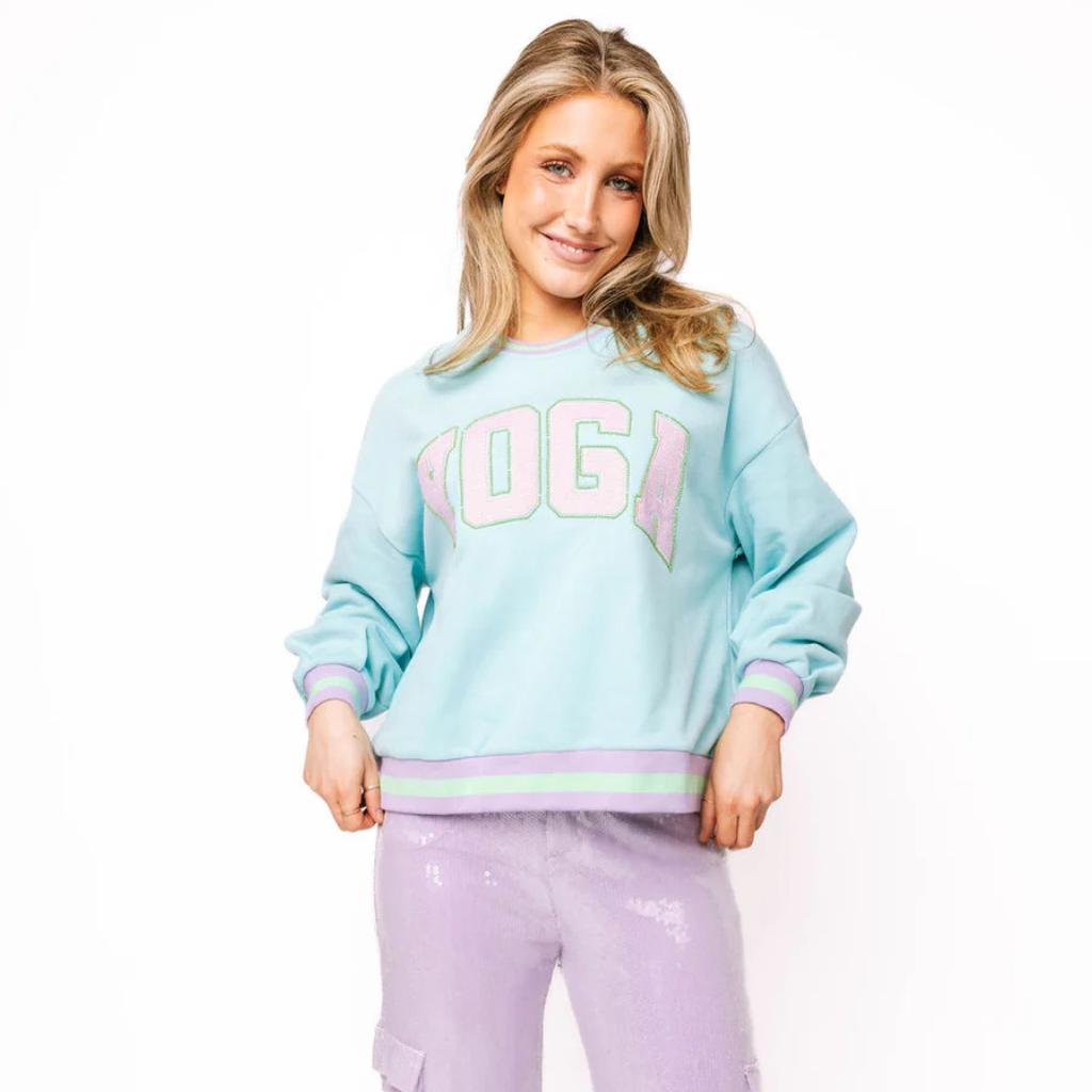 Aqua 'Yoga' Sweatshirt