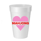“Heart Mahjong” Foam Cup - Fairley Fancy
