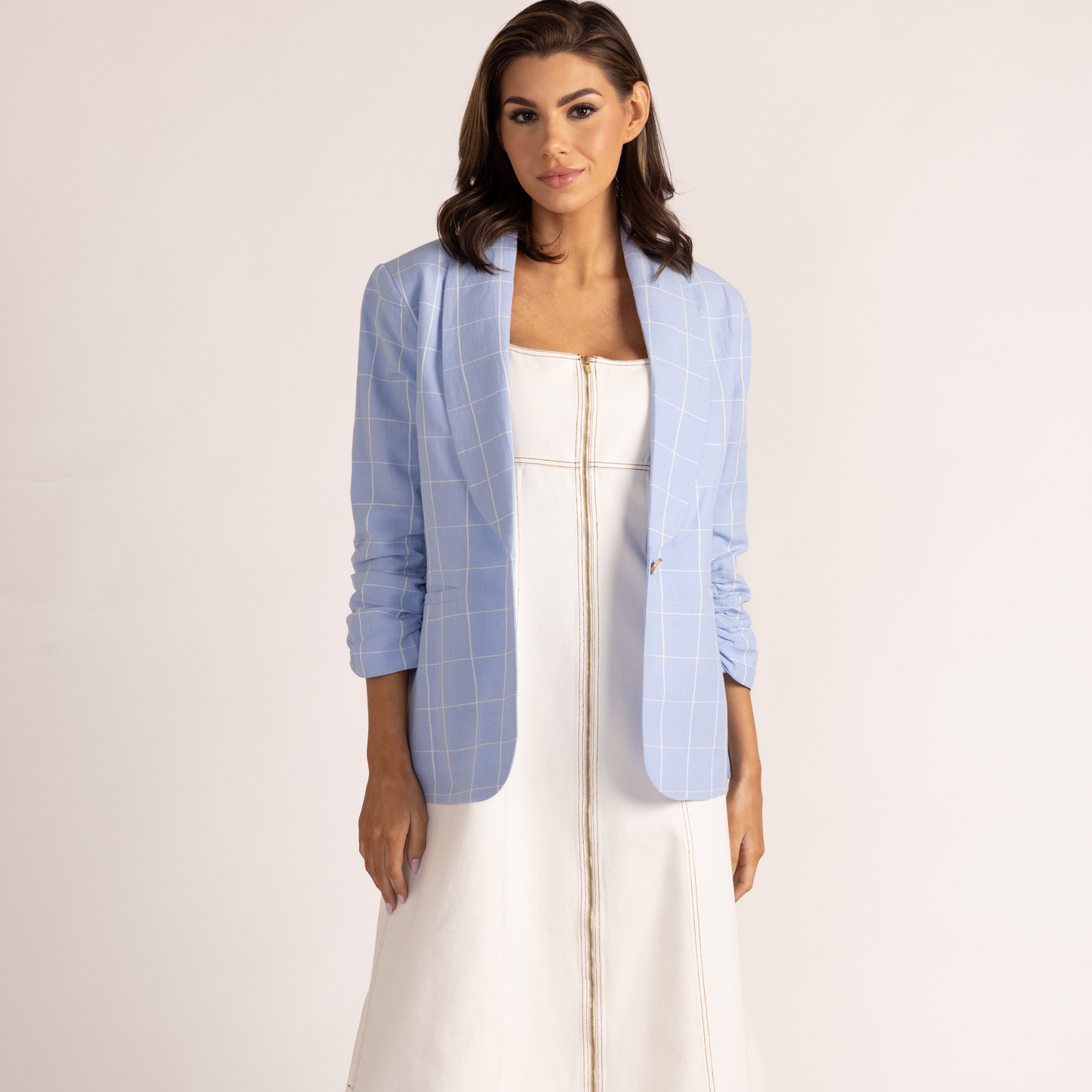 Thomas Blazer in Window Pane - Fairley Fancy