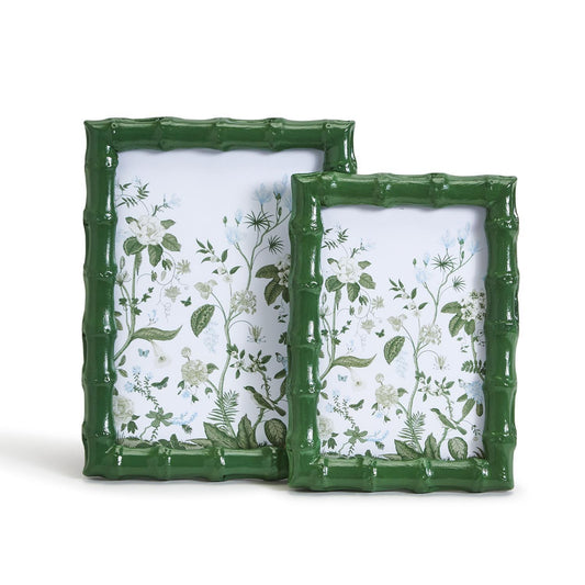 Countryside Green Faux Bamboo Photo Frame - Fairley Fancy