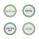 Pickleball Heavyweight Paper Coasters in Gift Box, Set of 24 - FAIRLEY FANCY