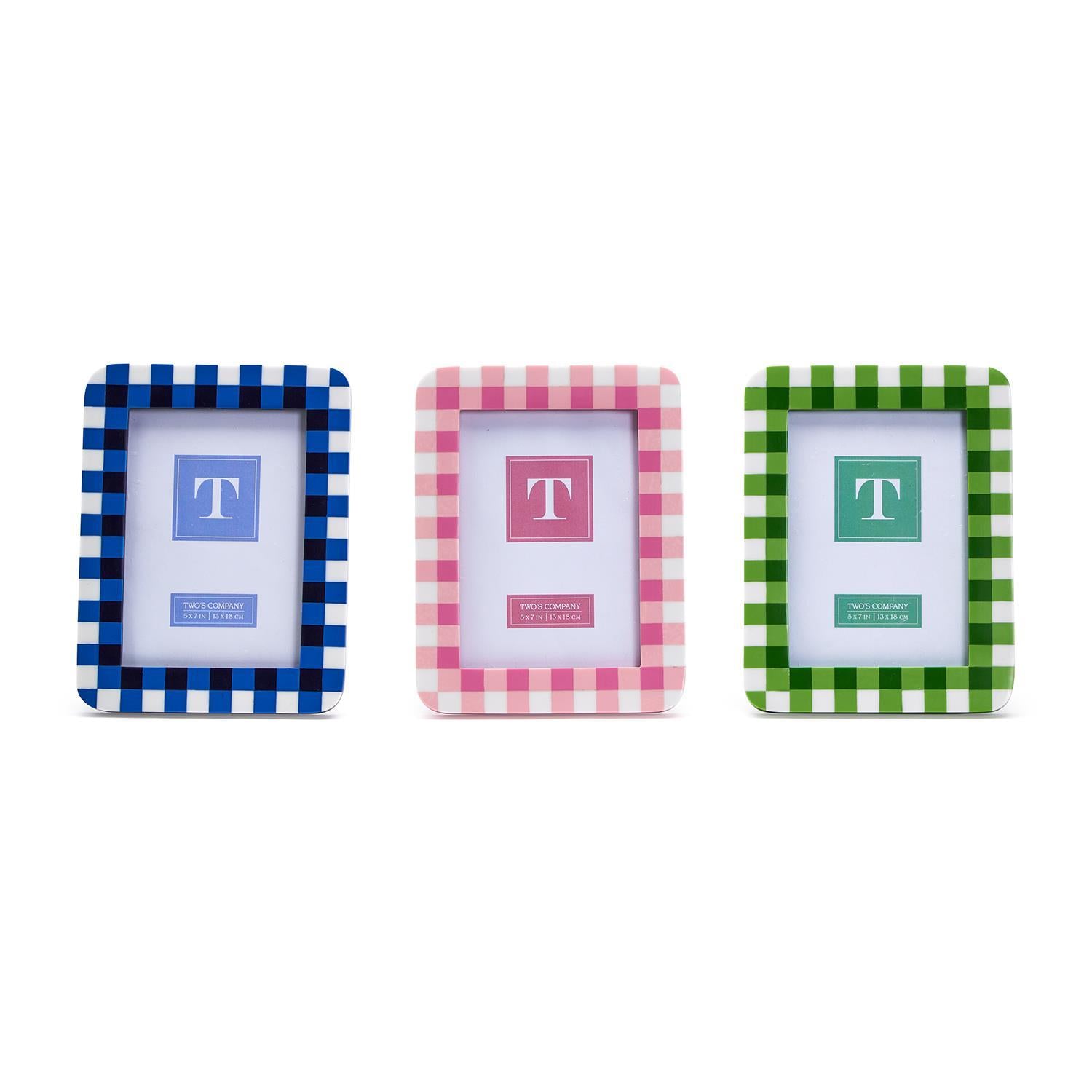 Gingham Photo Frame - FAIRLEY FANCY