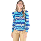 Julia Sweater in Ripple - Fairley Fancy