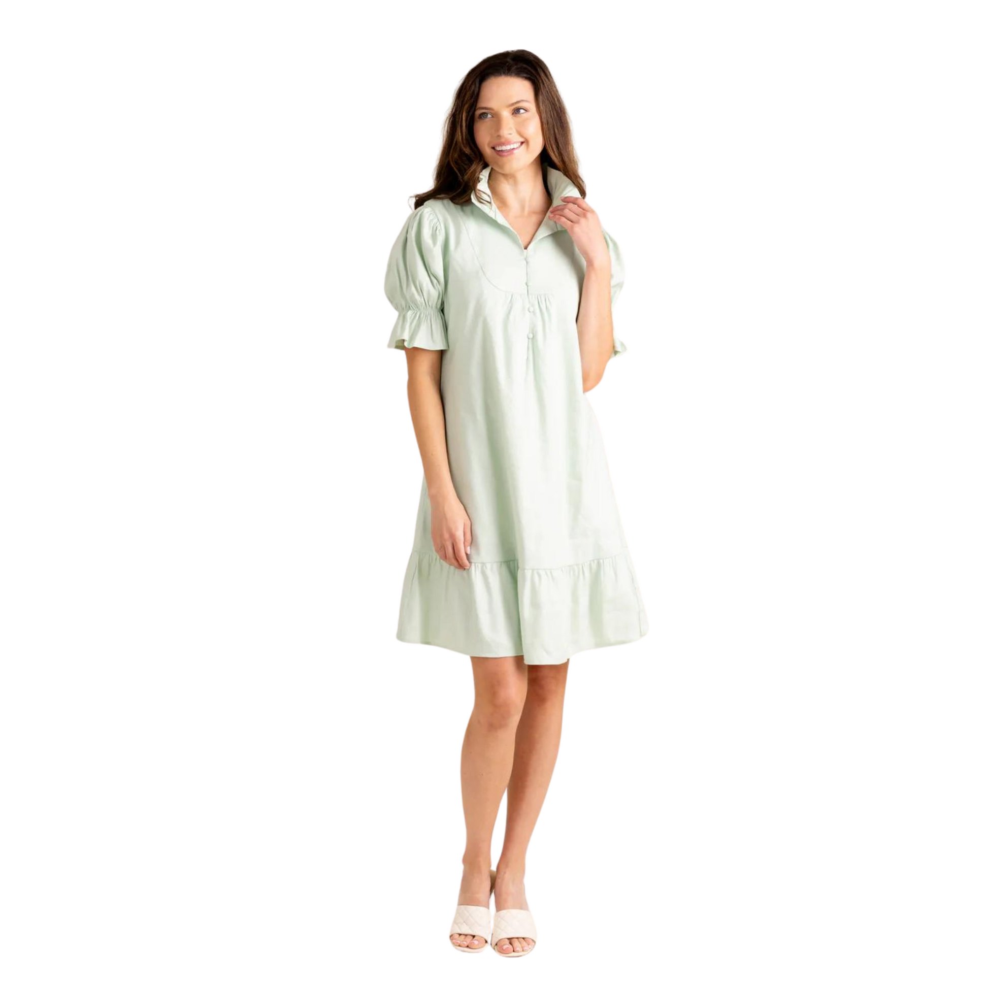 Erin Dress in Seaglass - FAIRLEY FANCY