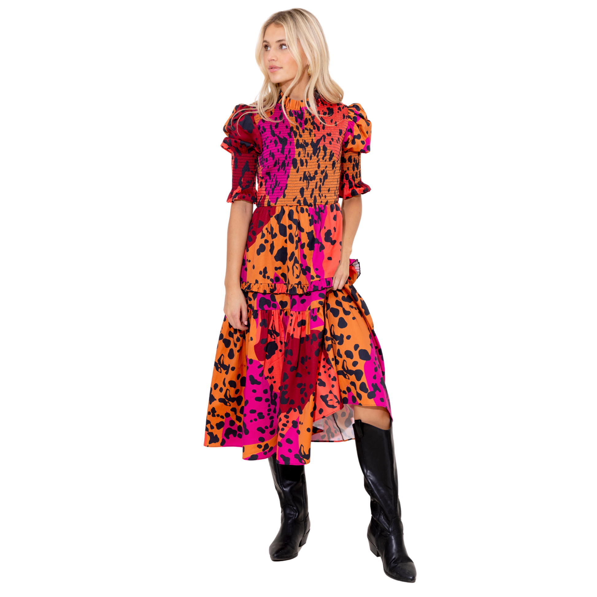 Noelle Dress in Panthera - Fairley Fancy