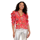 Finley Top in Feature Floral - Fairley Fancy