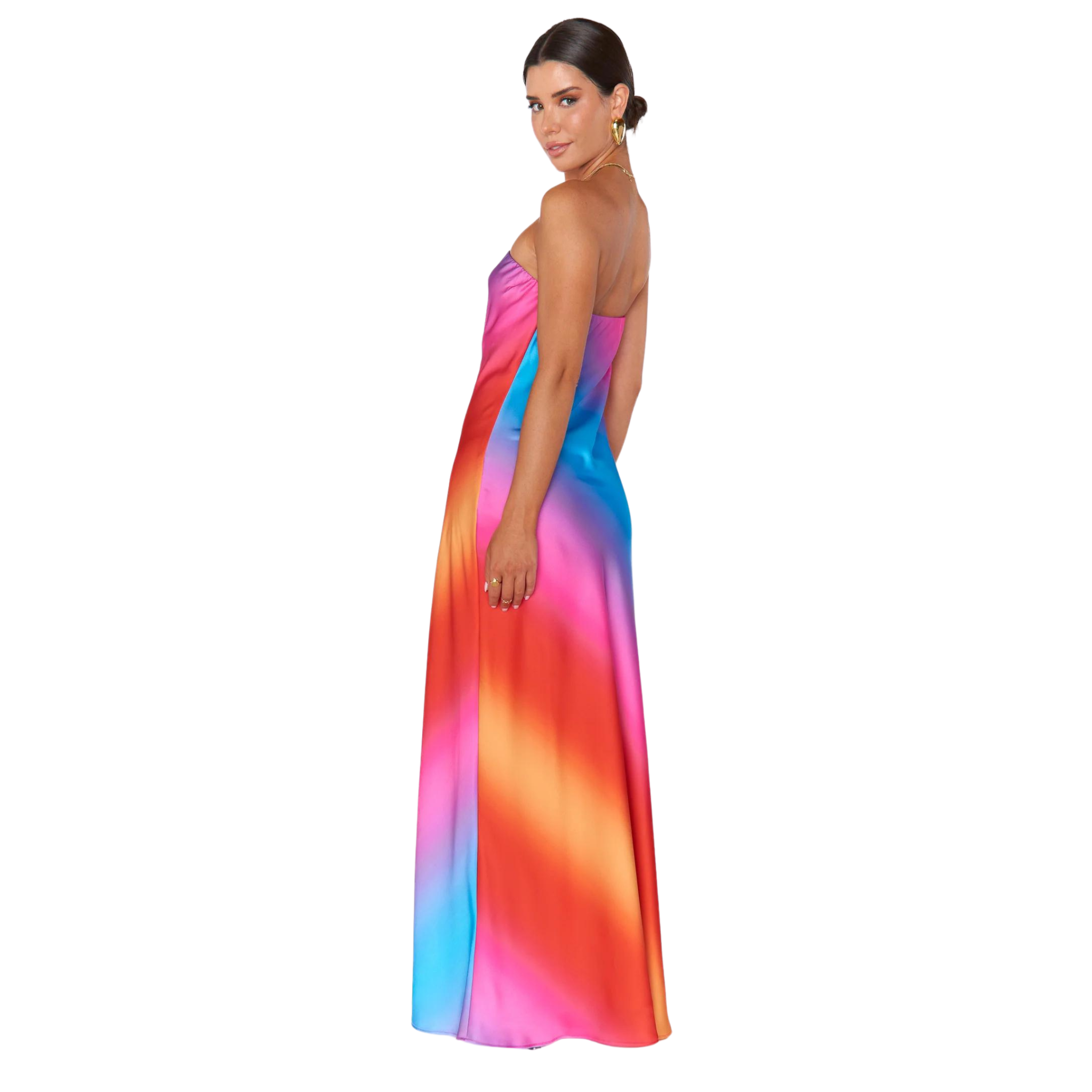 Taylor Tube Dress in Sunset Ombre - Fairely Fancy