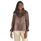 Charlotte Top in Lady Leopard - Fairley Fancy