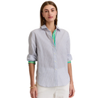 Juliana Long Sleeve Contract Stripe Shirt - Fairley Fancy