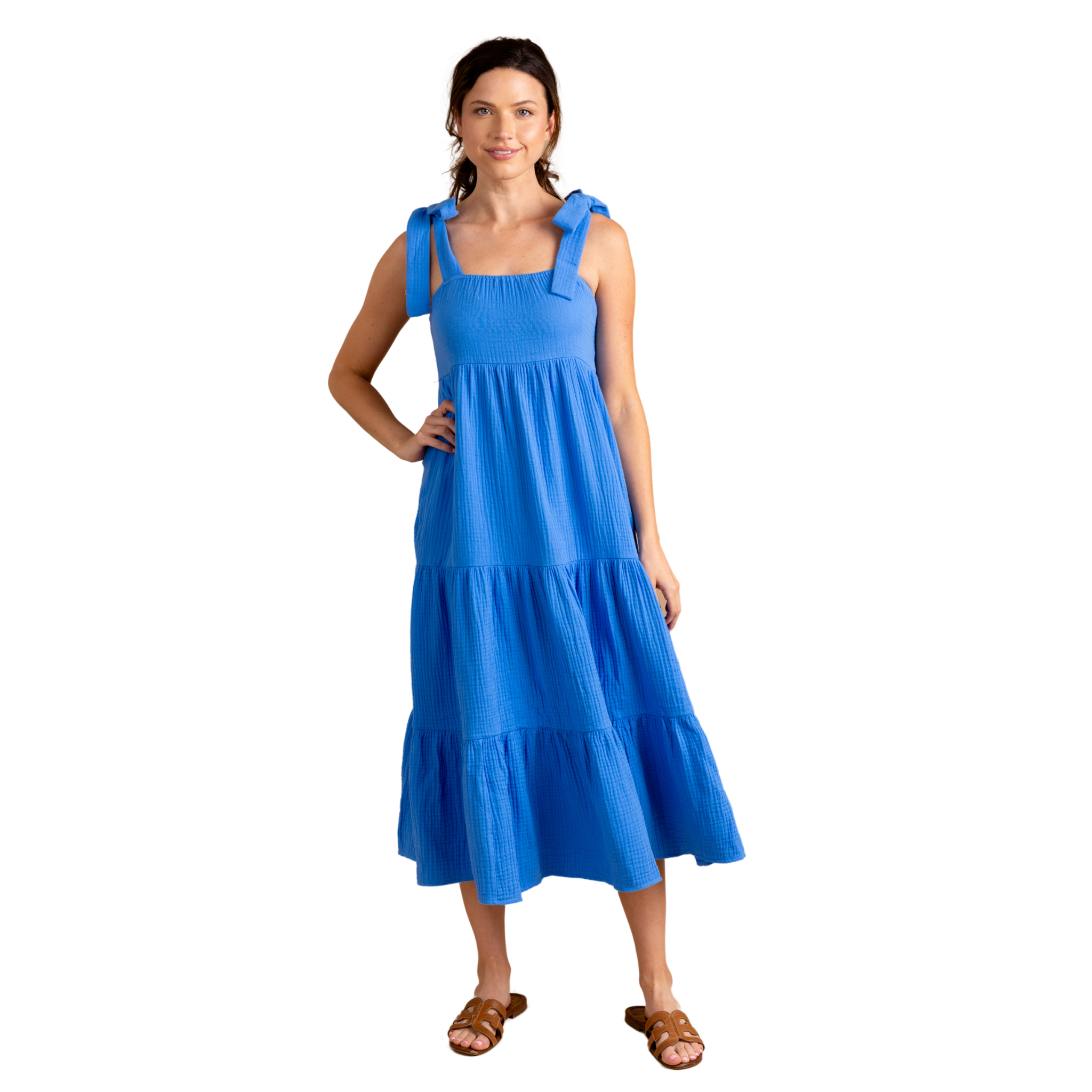 Wendy Dress in Indigo - FAIRLEY FANCY