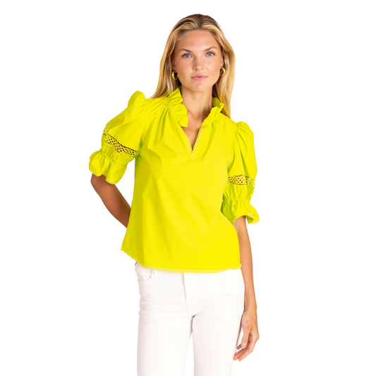 Lottie Top in Citrus - fairley fancy