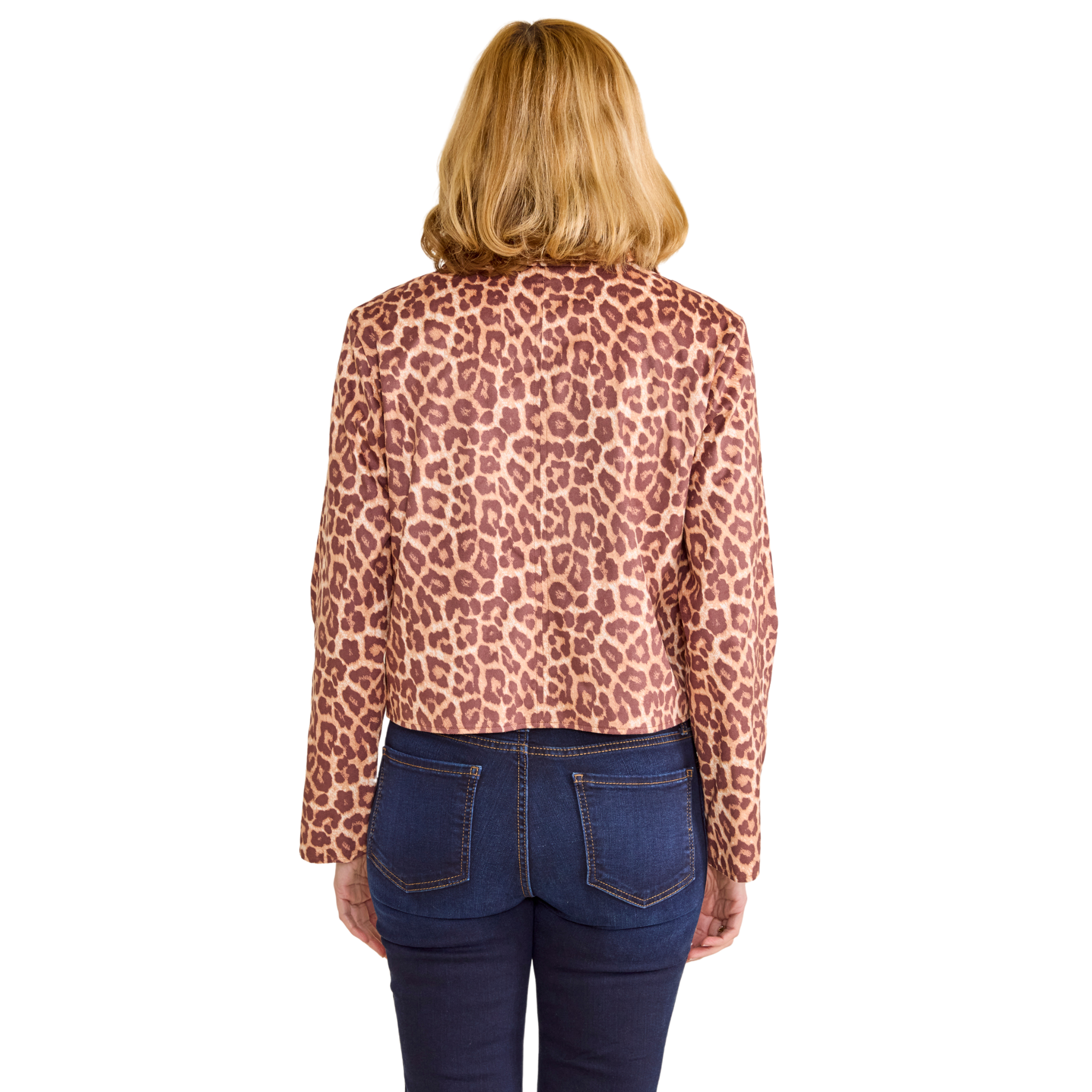 Moto Jacket in Leopard - Fairley Fancy