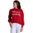 Arkansas Embroidered Mock Neck Sweater-Fairley Fancy