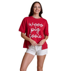 Arkansas Glitter Script Boxy Top-Fairley Fancy