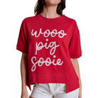 Arkansas Glitter Script Boxy Top-Fairley Fancy