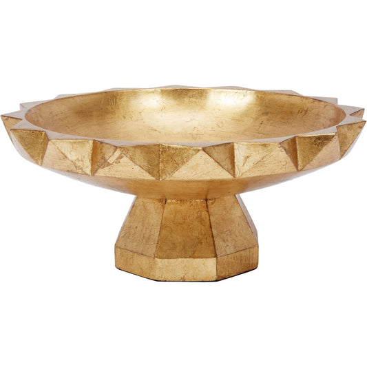 Gold Leaf Julius Decorative Bowl - Fairley Fancy