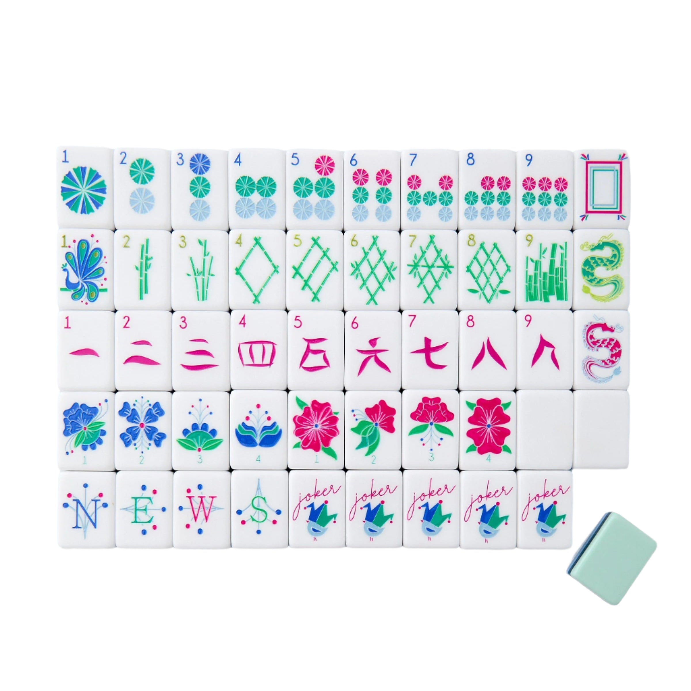 Birdie Mahjong Tiles-Fairley Fancy1