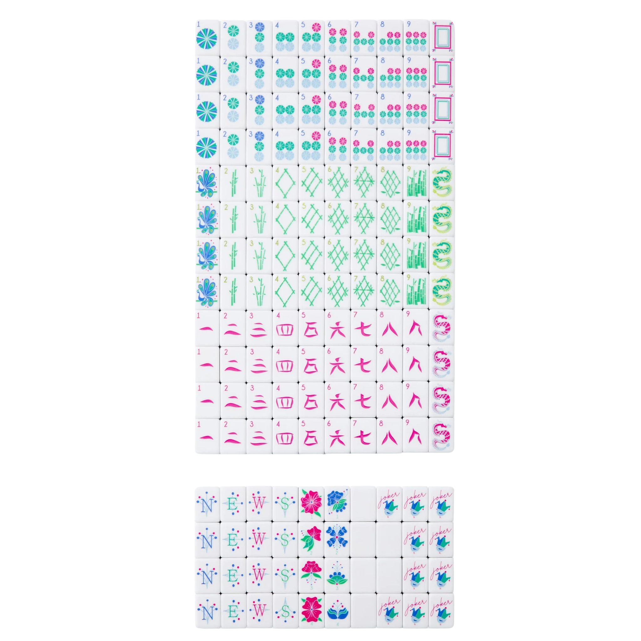 Birdie Mahjong Tiles-Fairley Fancy2