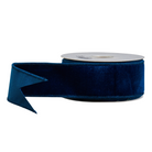 Blue Velvet Wired Ribbon-Fairley Fancy