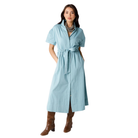 Bria Dress in Nile Blue-Fairley Fancy