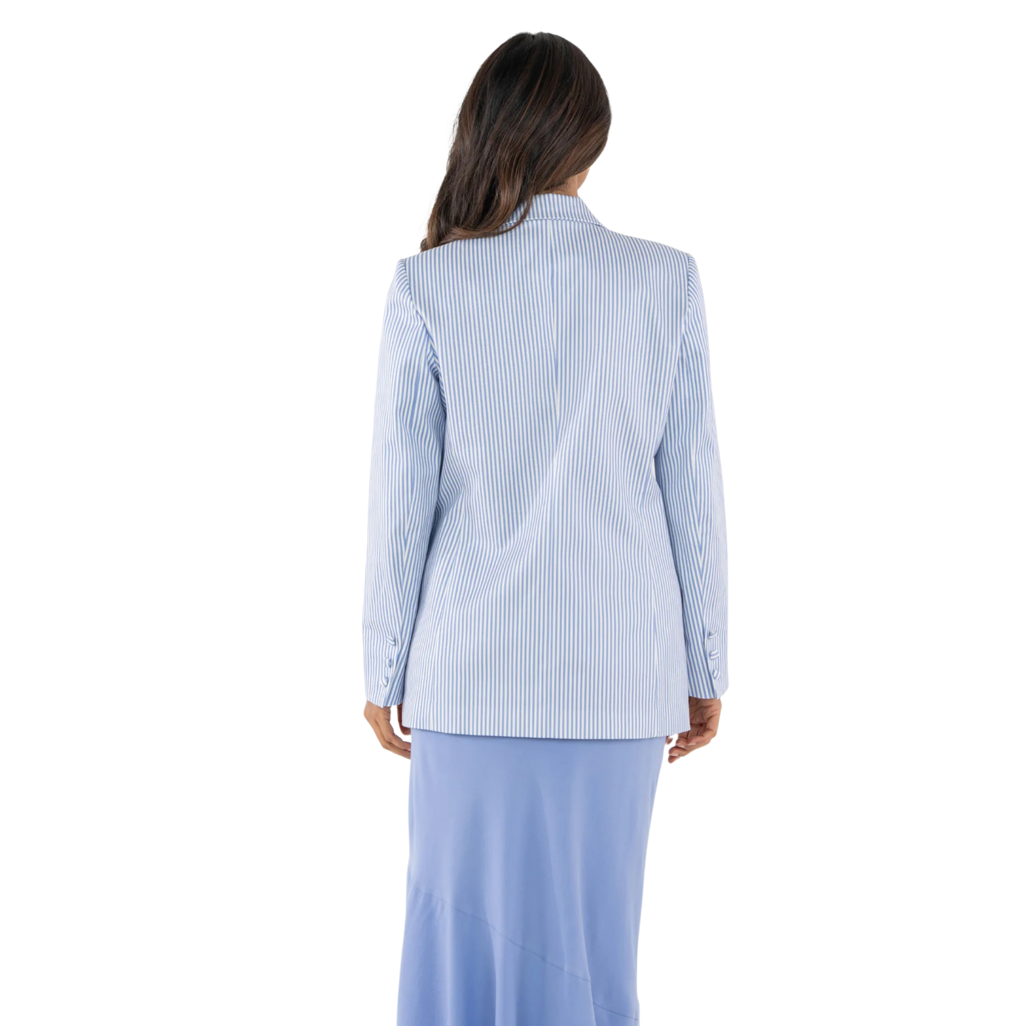 Bristol Blazer in Grapemist Stripe-Fairely Fancy