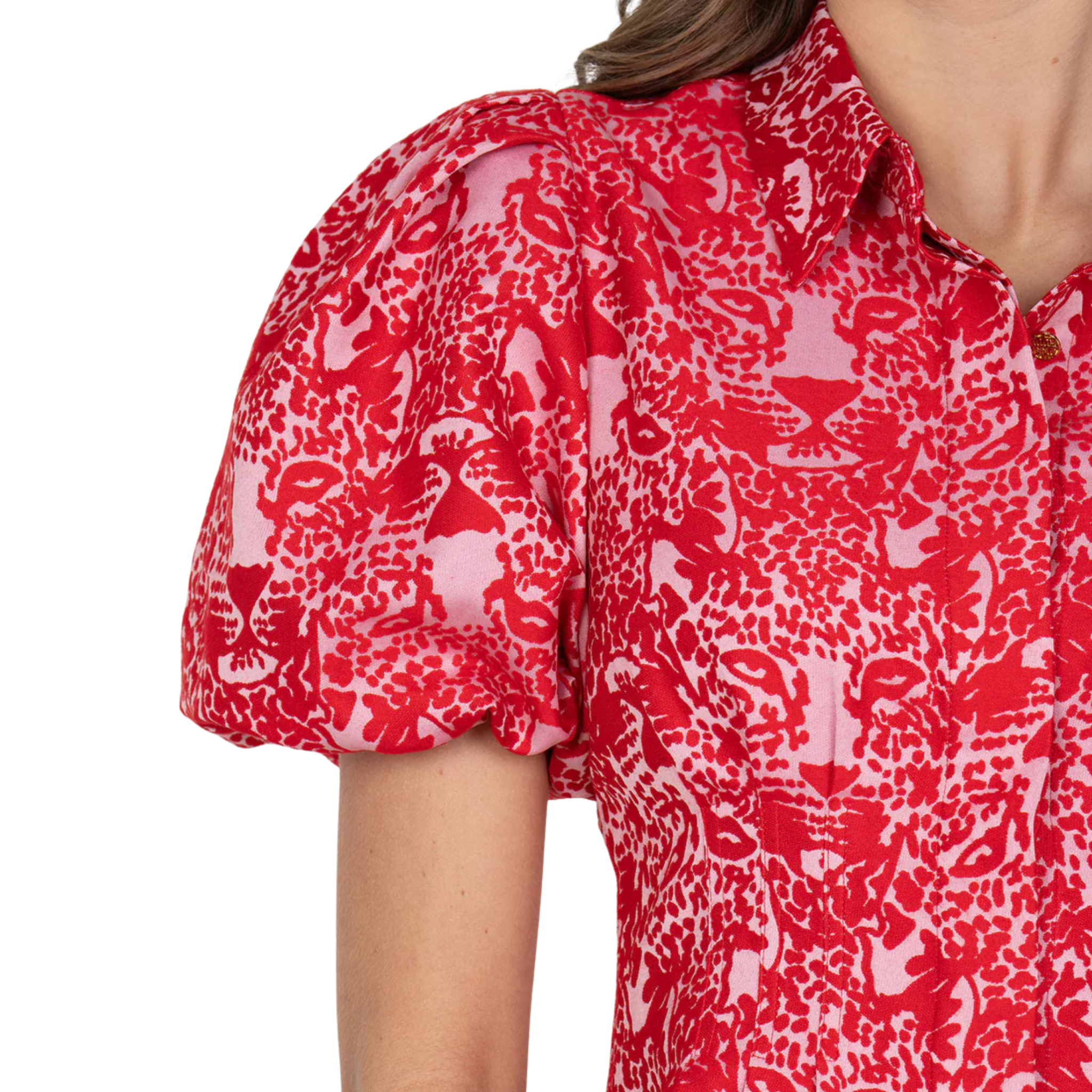 Britt Top in Cheeky Cheetah-Fairley Fancy