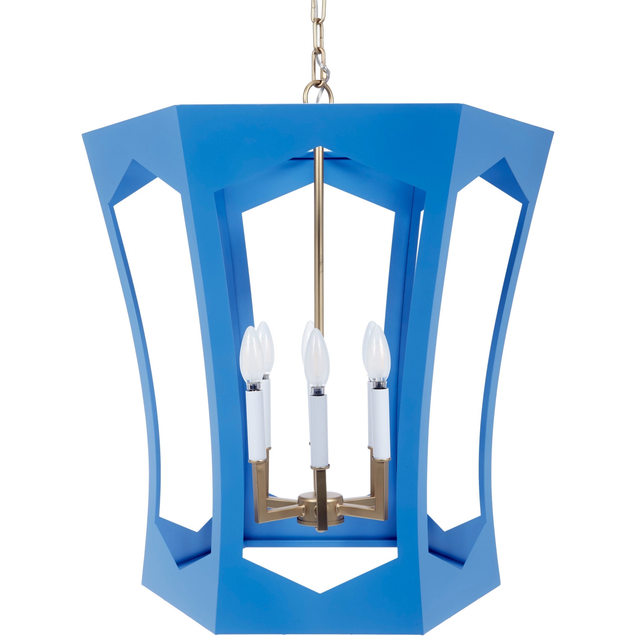 Charles Parisian Blue Chandelier - Fairley Fancy