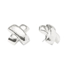 Catalina X Earring in Silver-Fairley Fancy