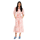 Catherine Dress in Summer Shindig Red-Fairley Fancy
