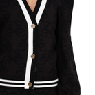 Clara Cardigan in Bow Lattice-Fairley Fancy