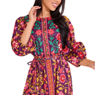 Clover Dress in Medieval Floral-Fairley Fancy