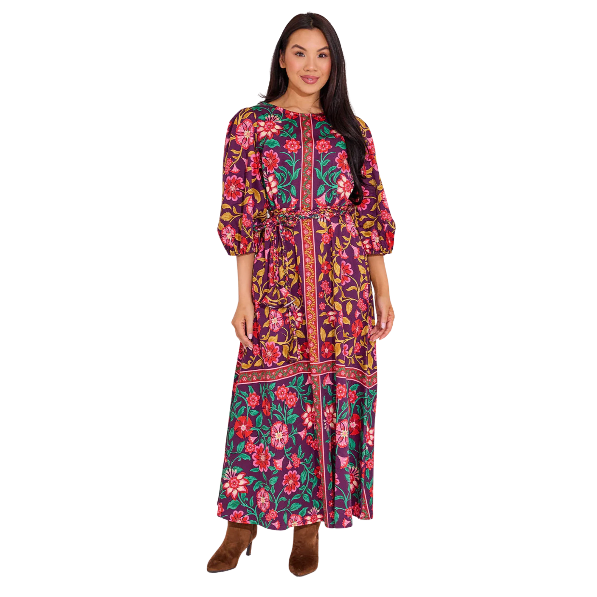 Clover Dress in Medieval Floral – Fairley Fancy