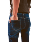 Cropped Kickflare Jeans in Mid Washing-Fairley Fancy