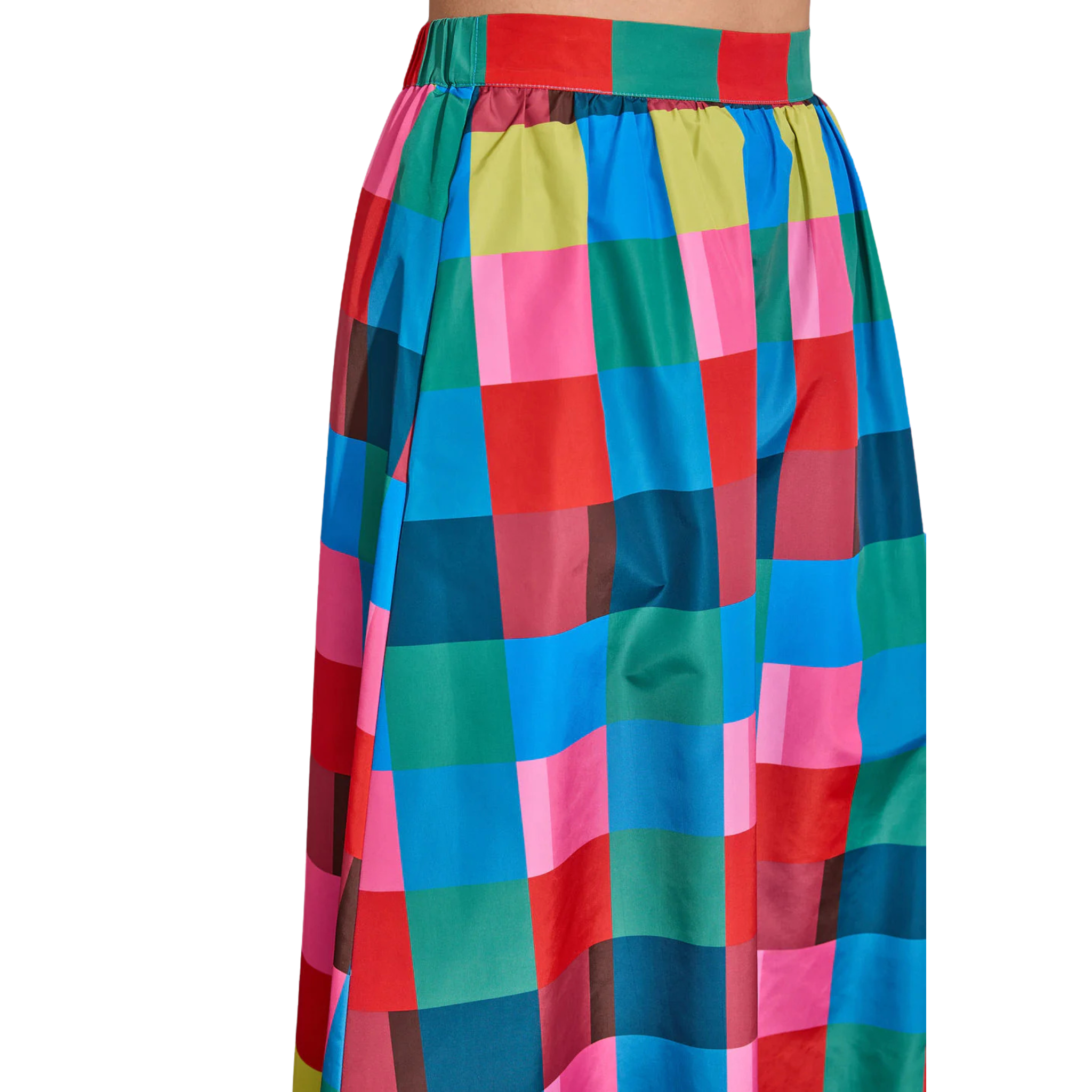 Daphne Skirt in Holiday Check-Fairley Fancy