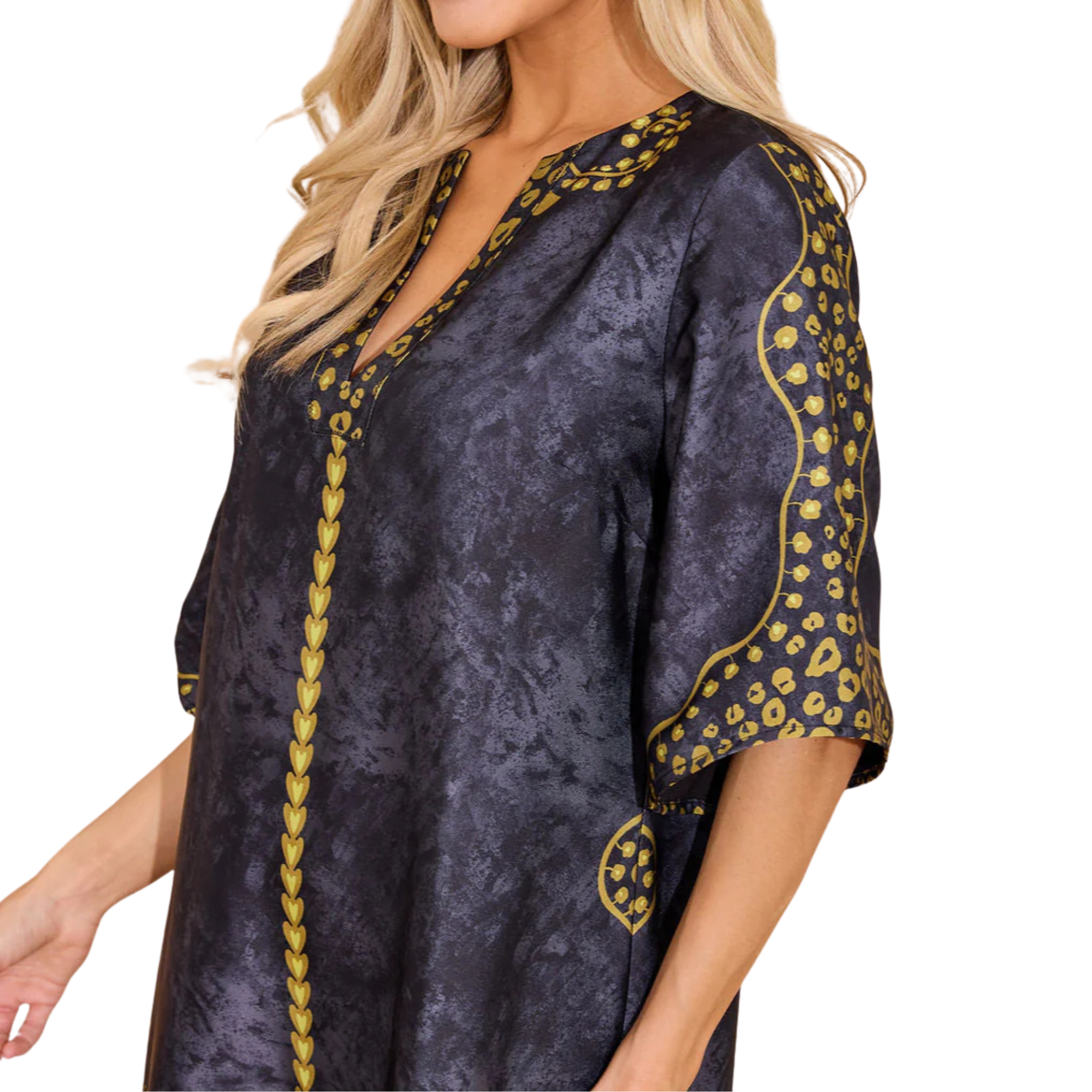 Delaney Dress in Pouncing Panther-Fairley Fancy