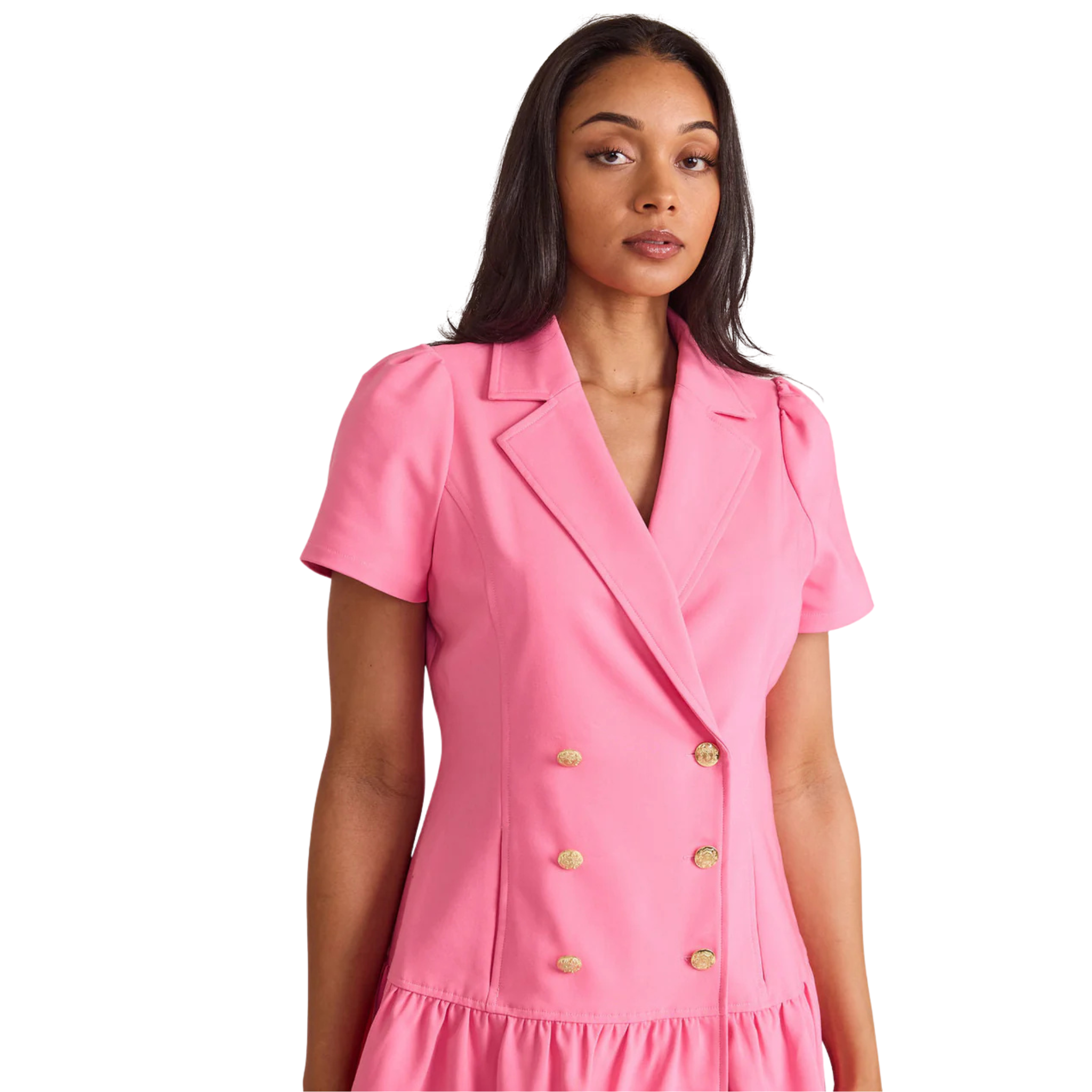 Diana Dress in Pink Punch-Fairley Fancy